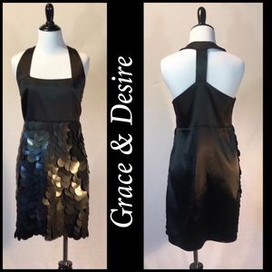 SALE     Black Cocktail Dress